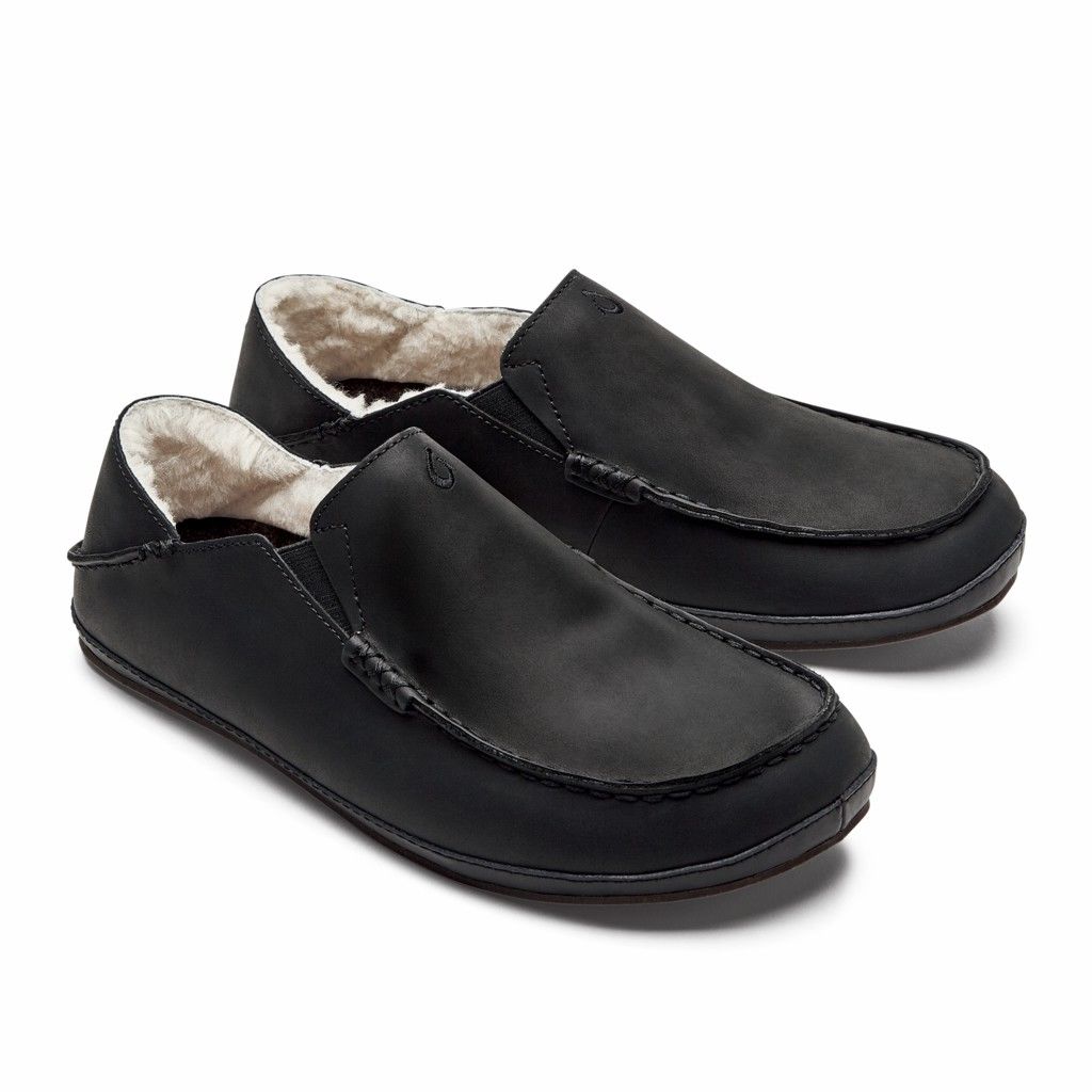 Olukai Men's Moloa Slipper - Onyx US128-476